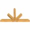 Ekena Millwork Saratoga Rough Sawn Timber Gable Bracket, Western Red Cedar, 84"W x 53"H x 6"D x 6"F, 15/12 Pitch GBW084X53X0606SAR00RWR - alternate 4